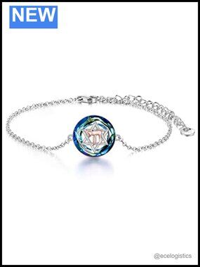 Sterling Silver Star of David Chai Bracelet Adjustable Jewish Jewelry